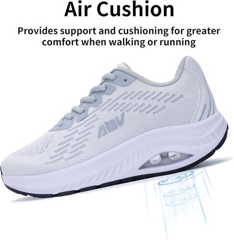 AOV Wide Toe Box Shoes Women Arch Support Walking Shoes for Thortcies Tennis Tennis Sneakers in Kuwait