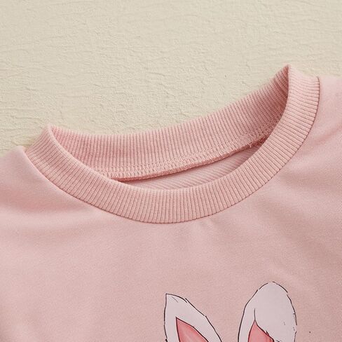 شوكة شجرة طفل تودلر الفتاة الفصح مجموعة أرنب طباعة من النوع الثقيل توتو توتو تنانير الربيع شتاء الملابس in Kuwait