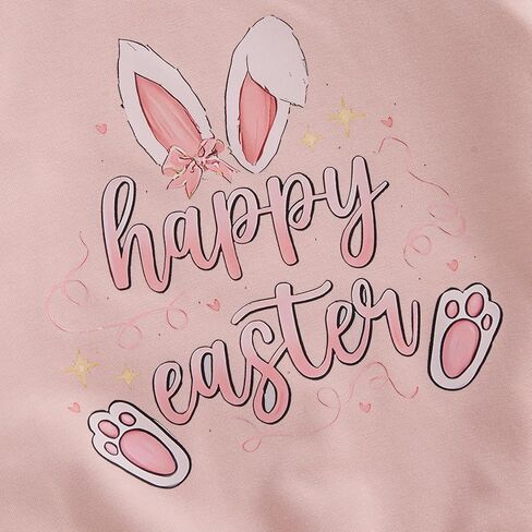 شوكة شجرة طفل تودلر الفتاة الفصح مجموعة أرنب طباعة من النوع الثقيل توتو توتو تنانير الربيع شتاء الملابس in Kuwait