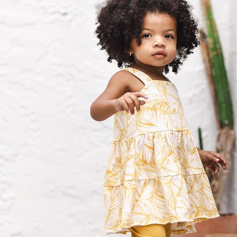Burt's Bees Baby Baby Girls' Sleeveless Top and Pant Set, 100% Organic Cotton in Saudi Arabia