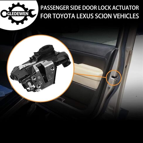 محرك قفل الباب ذو 4 أبواب يسار ويمين متوافق مع Toyota 4Runner Camry Corolla Prius RAV4، Lexus ES300h GX460، محرك باب Scion xB يستبدل #69040-42250 931-401 69030-42230 931-403 in Saudi Arabia