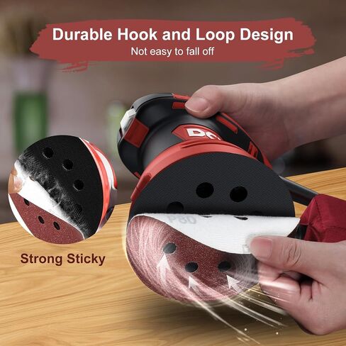 5-Inch 8-Hole Hook & Loop Sanding Discs, 50PCS - 40 Grit Sandpaper Discs, for Random Orbital Sander Pads in Saudi Arabia