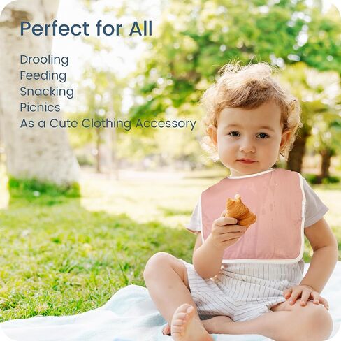 18-Pack Super Soft Baby Bibs, Light Boys Girls Drooling and Teething Bibs for 0-36 Months Infants Square Bib Set in Saudi Arabia