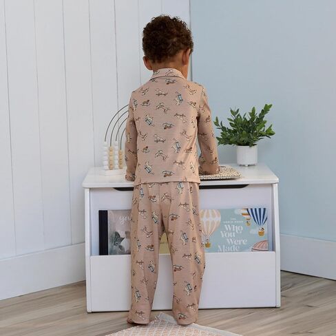 Gerber Unisex Baby Toddler Boy and Girl 2-Piece Coat Style Pajama Pant Set in Saudi Arabia