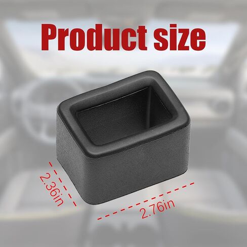 Car Seat Belt Buckle Holder, 2PCS Vehicle Seatbelt Buckle Booster for Easy Access, Seatbelt Buckling Cover to Make Receptacle Stand Upright for Kids, Universal Automotive Accessories (Black) in Saudi Arabia