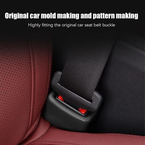 Car Seat Belt Buckle Holder, 2PCS Vehicle Seatbelt Buckle Booster for Easy Access, Seatbelt Buckling Cover to Make Receptacle Stand Upright for Kids, Universal Automotive Accessories (Black) in Saudi Arabia