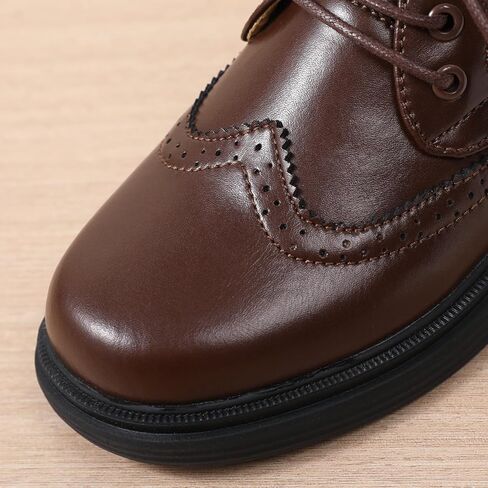 أحذية Okj Oxford للنساء ، والنساء الأسود Oxford Shoes Platform Women's Oxfords مريحة زلاجة متآكلة in Kuwait