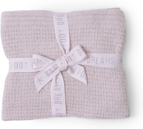 Barefoot Dreams® CozyChic Lite® Waffle Receiving Blanket, Moonbeam, 30"x30" in Kuwait