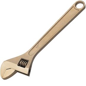 CS Unitec Adjustable End Wrench Non-Sparking, Non-Magnetic, Corrosion Resistant (Copper Beryllium) 150Mm (6In) TUV Certified EX501-6B