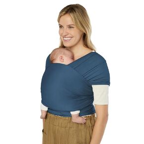 Ergobaby Sustainable Knit Aura Baby Carrier Wrap for Newborn to Toddler (8-25 Pounds),Olive Diamonds