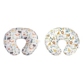 Boppy Nursing Pillow Covers, Spice Woodland and Colorful Wildlife Prints, Fits Original Supports