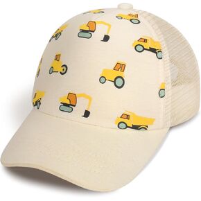 HONGTEYA Toddler Baseball Cap Sun Hat Adjustable Breathable Baby Cap for Kids Boys Girls Age 2-5T