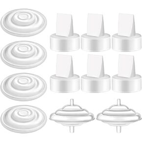 Maymom Pump Parts Compatible with Spectra S1 Spectra S2 Spectra 9 Plus Duckbill Valve Silicone Membrane Backflow Protector Replace Spectra Valve S2 Replacement Parts Not Original Spectra Pump Parts