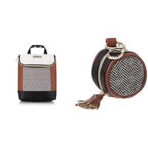 Itzy Ritzy Insulated Bottle Bag – Keeps Bottles Warm or Cool & Pacifier Case With Clip – Pacifier Charm Pod
