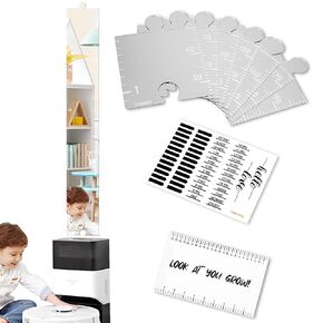 Growth Chart Mirror, Puzzle Mirror Growth Chart, Kids Height Wall Chart Puzzle Mirror, Child Growth Chart for Wall Puzzle Mirror, Mirror Growth Chart for Wall Puzzle Pieces