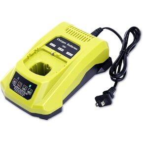 Compatible with Ryobi 18V Battery Charger, P117 Rapid Charger Compatible with Ryobi 12V-18V ONE+ Lithium, NI-CD & NI-MH Battery PBP2005 PBP002 PBP005 PBP006 P193 P108 P103 P102 P100
