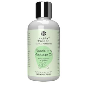 Nourishing Massage Oil for Newborn, Kids, Toddlers, Adults - Coconut, Sunflower & Rosehip, Fragrance-Free, Hydrating, Non Greasy, Vitamin E Infused - 100% Organic, Hypoallergenic & Cruelty-Free Oil
