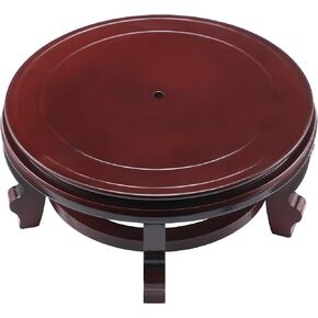 10 Inch Wooden Planter Display Stand Chinese Fishbowl Display Stands Indoor Vase Pot Planter Stand Plant Pot Display Stand for Home Indoor Outdoor Decoration