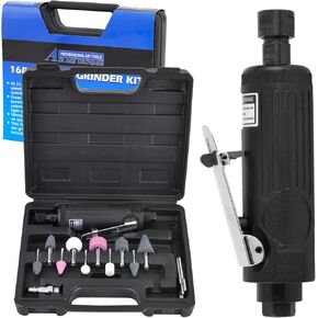 Straight Die Grinder Set 1/4" Air Tool 22000RPM Air Die Grinder