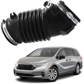 17228-5J6-A10 Air Cleaner Intake Hose w/Clamps Replacement for Honda Odyssey 2018-2021, Pilot 2016-2021, Ridgeline 2017-2020, Passport 2019-2021 Replace#172285J6A10