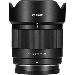 VILTROX 25mm f/1.7 F1.7 X-Mount APS-C Auto Focus Lens for Fujifilm Cameras,Large Aperture Camera Lens for Fuji X-T5 X-T4 X-T30 II X-S10 X-T200 X-T30 X-T20 X-H1 X-H2 X-T3 X-T100 X-PRO2 X-H1 X-E3