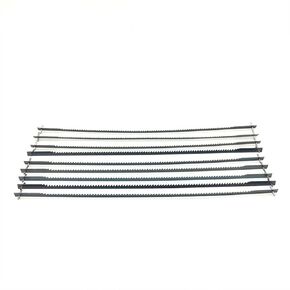 10pcs 6 Inch Scroll Saw Blade Pin 152x1.8x0.2mm 24T Pin End for Most Wood Metal Plastic Cutting for Woodworking