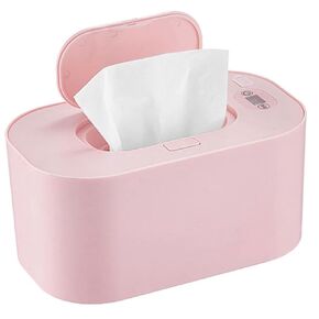 Baby Wipe Warmer, 3 colors, thermostatical control, PP Intelligent Adjustable Temperature to Use Infant Wipes Heater Car Charging ()