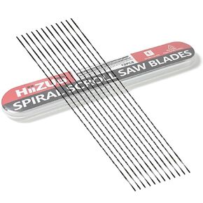 Spiral Scroll Saw Blades Plain End 5 Inch, #8 Plastic Cutting, for Sawing Cutting Plastic - 12 Pcs