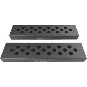 H-Frame Arbor 1"X3"X12" Set,Steel Shop Press Bed Plates Parallels, Press Plates Parallels Arbor Set