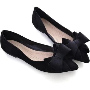 TN TANGNEST Women Fashion Bowknot Flats Comfort Pointed Toe Dress Shoes in Kuwait