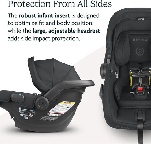 UPPAbaby Travel System, Includes Cruz V2 Stroller + Mesa V2 Car Seat Combo/Toddler Seat, Bumper Bar, Bug Shield, Rain Shield, Car Seat, Base + Robust Infant Insert Included/Jake (Charcoal) in Saudi Arabia