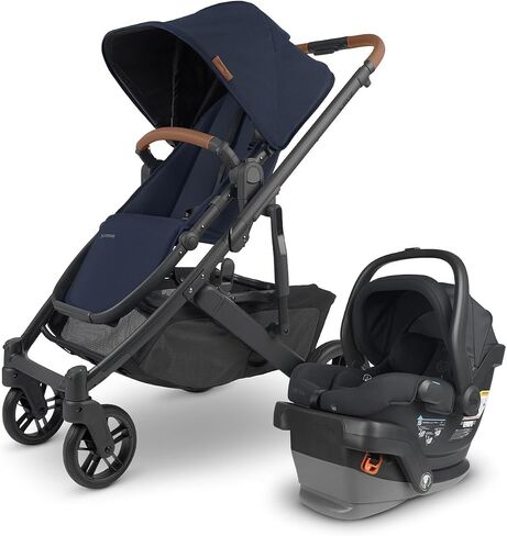 UPPAbaby Travel System, Includes Cruz V2 Stroller + Mesa V2 Car Seat Combo/Toddler Seat, Bumper Bar, Bug Shield, Rain Shield, Car Seat, Base + Robust Infant Insert Included/Jake (Charcoal) in Saudi Arabia