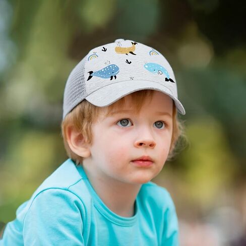 HONGTEYA Toddler Baseball Cap Sun Hat Adjustable Breathable Baby Cap for Kids Boys Girls Age 2-5T in Kuwait