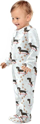 Dussdil Baby Footies Footies Footies Newborn Rompers Pajamas Cotton Pjs for Sleep Play Boys Girls in Kuwait