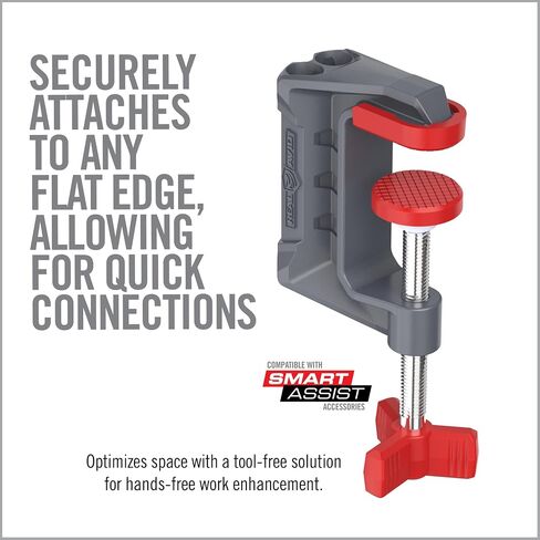 Real Avid Smart-Assist C-Mount, Clamp-Down Mount Compatible with Smart-Assist Accessory System - Features Reversible Mounting and 4 Smart Docks in Kuwait