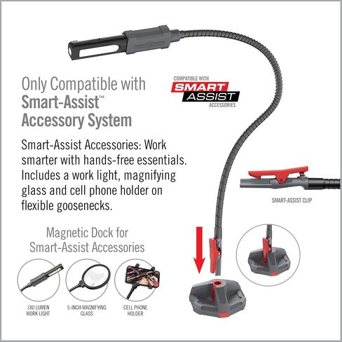 Real Avid Smart-Assist C-Mount, Clamp-Down Mount Compatible with Smart-Assist Accessory System - Features Reversible Mounting and 4 Smart Docks in Kuwait