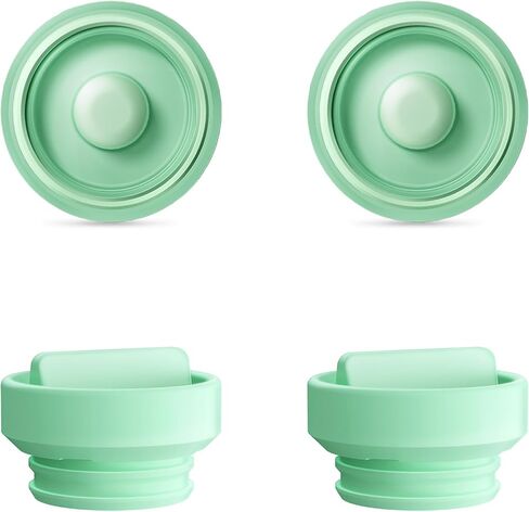 2pcs Duckbill Valves and 2pcs Diaphragm Compatible with Elvie Stride Pump Replacement Parts, Replace for Elvie Pump Valves Diaphragm Parts Accessories in Kuwait