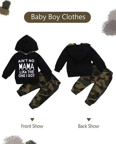 NZRVAWS Baby Boy Clothes Toddler Boy Outfit 2 3 4T 6 12 18 24 Month Fall Winter Hoodie Ripped Jeans Clothing in Saudi Arabia