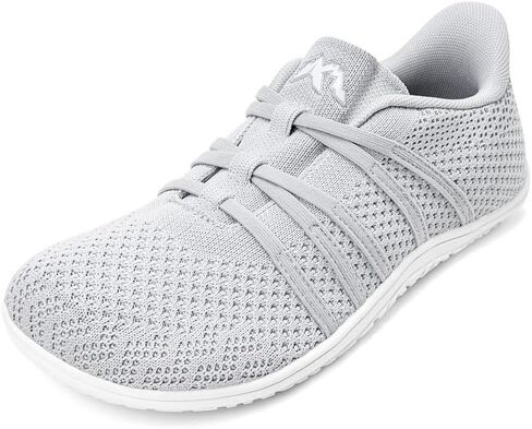 Sosenfer Women's Wide Toe Box Minimalist Barefoot Shoes Hands Free Slip On Sneakers Knit Zero Drop Sole Walking Shoes in Saudi Arabia