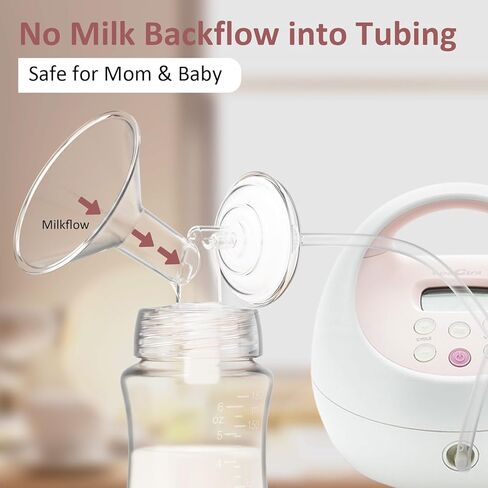 أجزاء المضخة المتوافقة مع الأطياف S1/S2/9 بالإضافة إلى مضخة صدر ، 4 قطع استبدال مجموعة للأطياف تشمل شفة 19 مم ، صمام Duckbill ، واقي التدفق الخلفي ، والأنبوب ، والزجاجة ، وليس أطياف S2 الملحقات الأصلية S2 in Kuwait