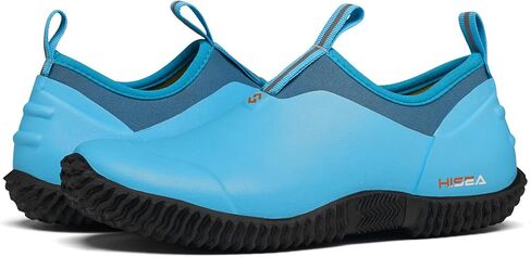 HISEA Waterproof Garden Shoes for Women Neoprene Slip-On Rubber Rain Footwear Short Ankle Booties in Saudi Arabia