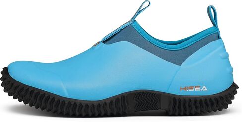 HISEA Waterproof Garden Shoes for Women Neoprene Slip-On Rubber Rain Footwear Short Ankle Booties in Saudi Arabia