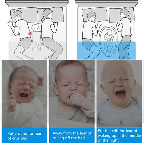 Baby Lounger for Newborn,Baby Lounger for Newborn Cosleeping for Baby in Bed,100% Cotton Soft & Washable Baby Lounger for 0-24 Months Boys & Girls,Coffee in Saudi Arabia