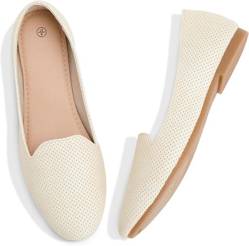 Ballet Flats Shoes for Women Dress Shoes Comfortable Dressy Casual Business Slip on Shoes Loafers in Kuwait