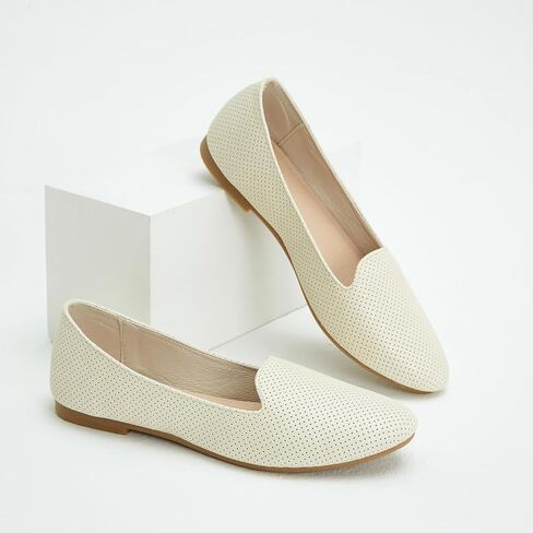 Ballet Flats Shoes for Women Dress Shoes Comfortable Dressy Casual Business Slip on Shoes Loafers in Kuwait