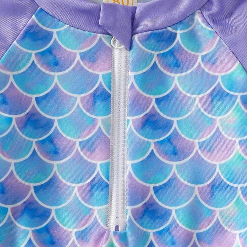 Toddler Girls Swimsuit with Hat Ruffle Stripe Swimwear Summer Beach Bathing Suit 6M-4T in Kuwait