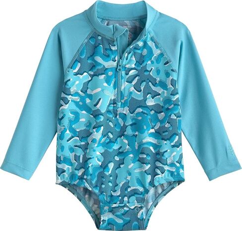 Coolibar UPF 50+ Baby Wave One-Piece Swimsuit - Sun Protective in Saudi Arabia