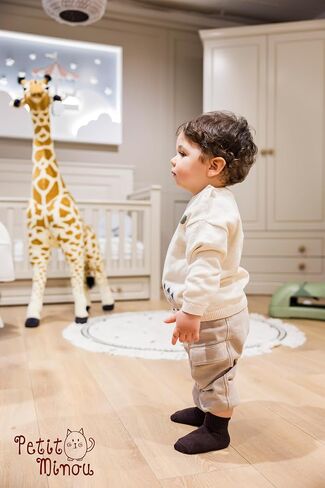Luna Seamless-Toe Viscose from Bamboo Crew Socks - Soft Eco-Friendly 6-Pack Baby & Toddler Socks in Saudi Arabia