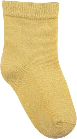 Luna Seamless-Toe Viscose from Bamboo Crew Socks - Soft Eco-Friendly 6-Pack Baby & Toddler Socks in Saudi Arabia