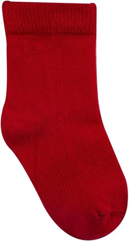 Luna Seamless-Toe Viscose from Bamboo Crew Socks - Soft Eco-Friendly 6-Pack Baby & Toddler Socks in Saudi Arabia